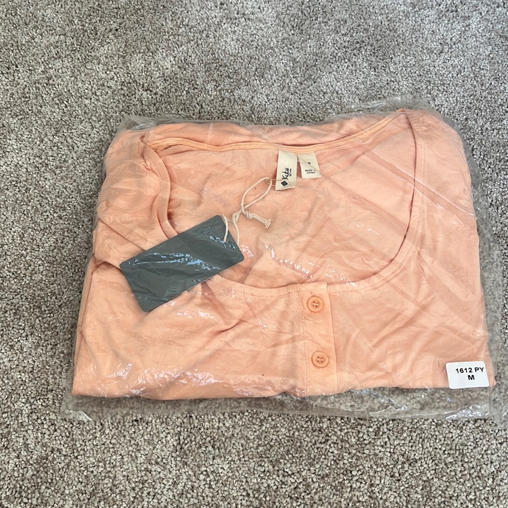 Kyte baby papaya lounge dress